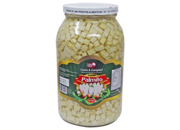 Palmito Pupunha Picado C. Zampieri 1,8Kg