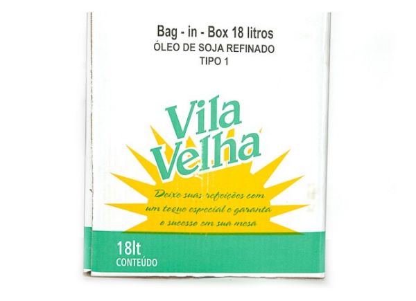 Óleo de Soja Vila Velha Bag 18L